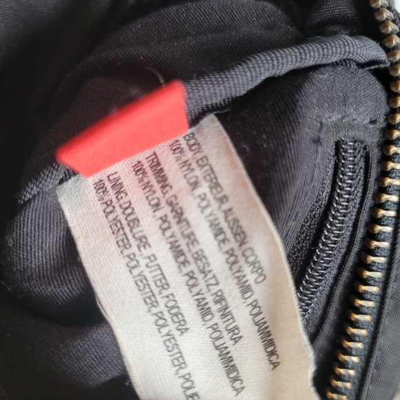 Y2K Esprit Nylon Crossbody Utility Bag Techwear Multi Zipper Pocket Black - Picture 12 of 14